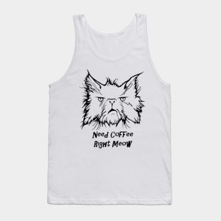 Coffee cat Tank Top